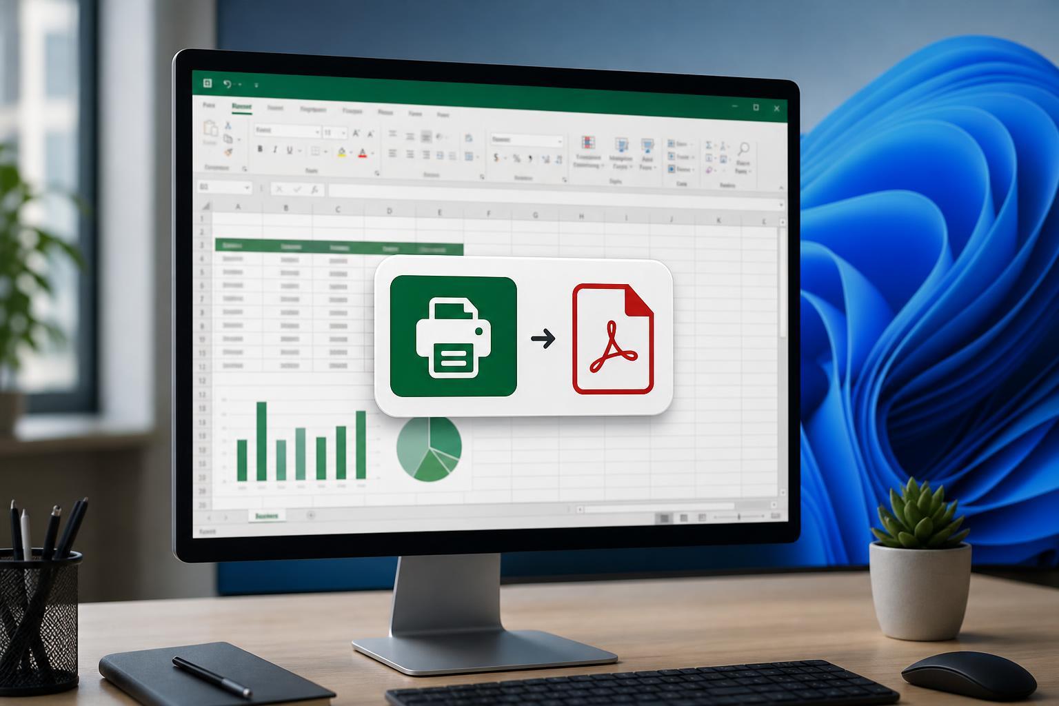 Add a One-Click Print to PDF Button in Microsoft Excel on Windows 11