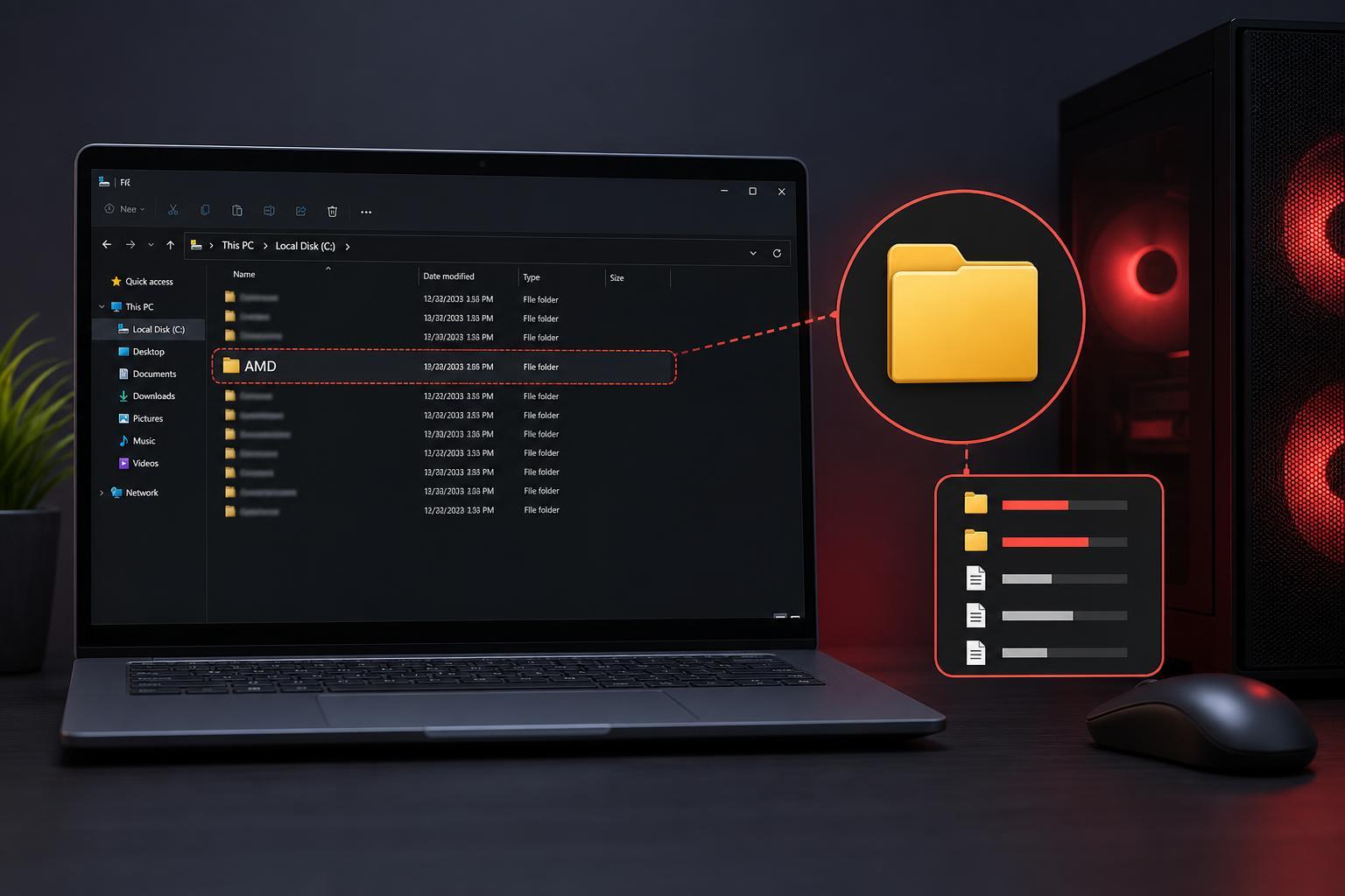 Why the AMD Folder Keeps Growing and How to Safely Reduce It