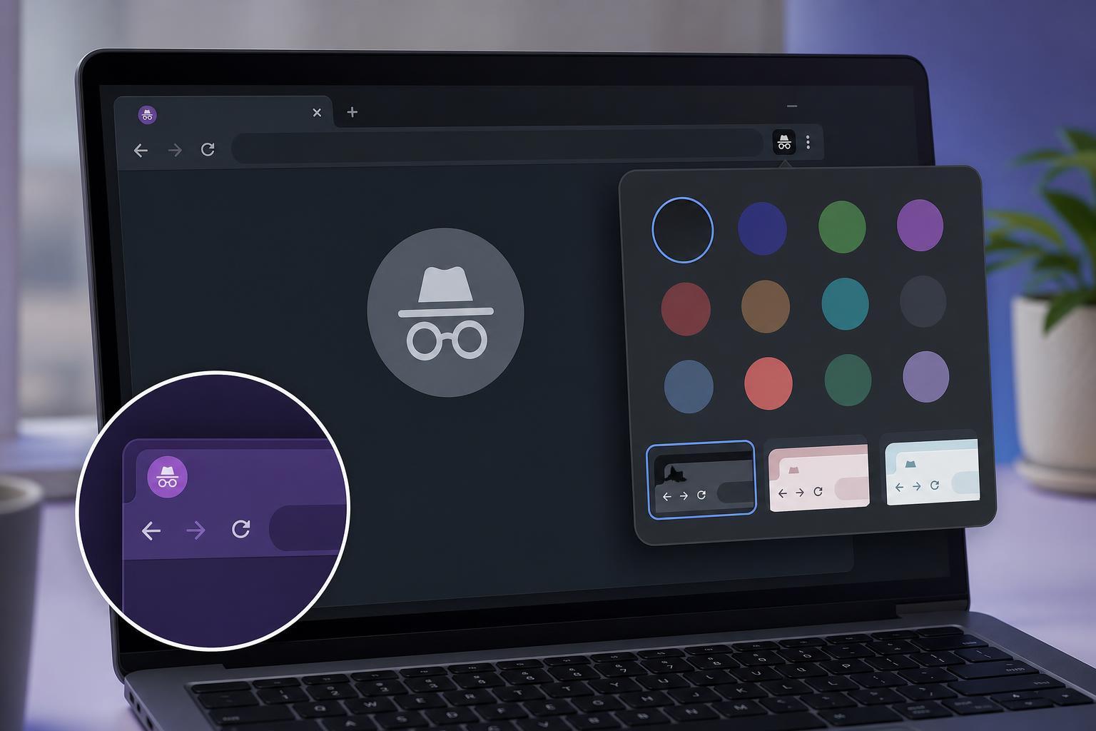 Changing the Default Chrome Incognito Color Using Themes