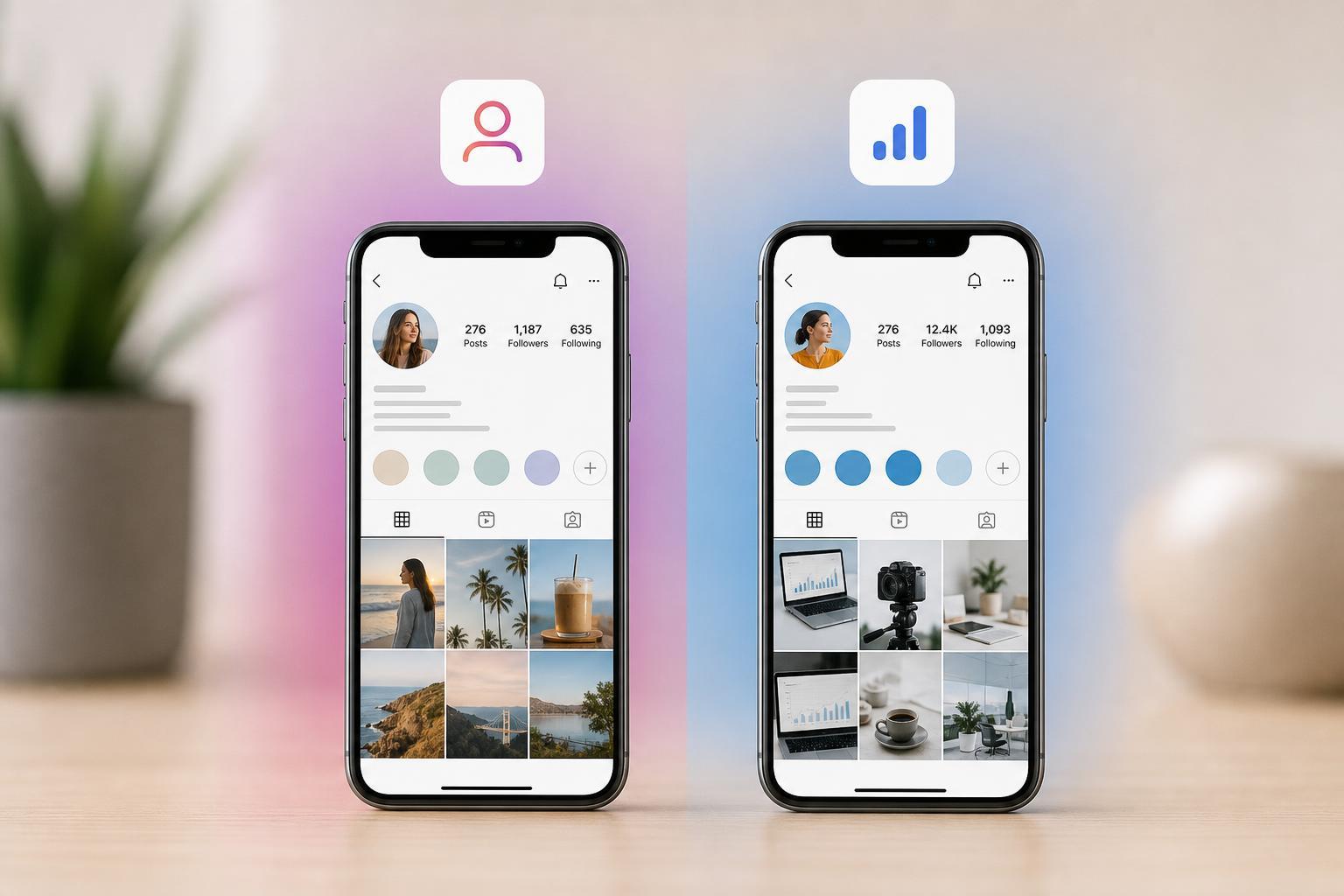 Instagram Professional vs. Personal Accounts: What’s the Difference?