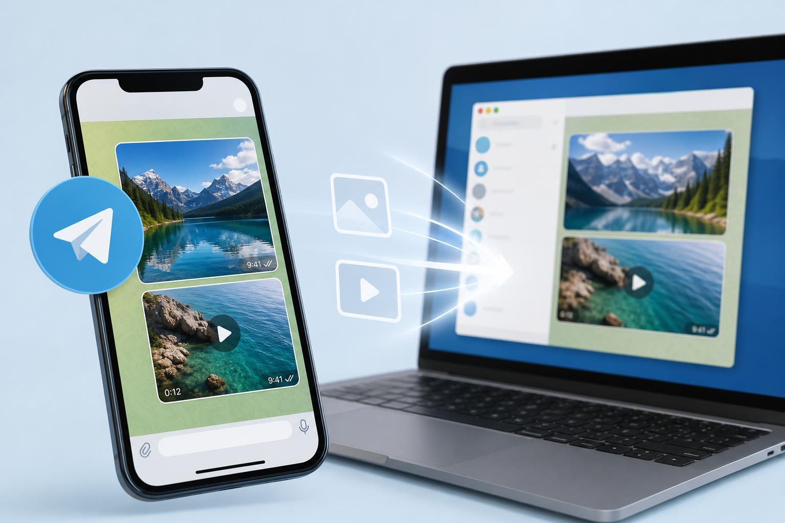 Sending High-Quality Photos and Videos on Telegram