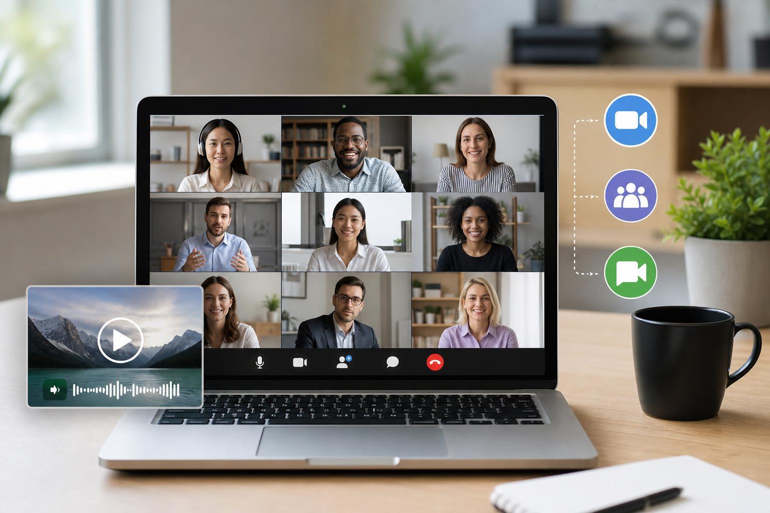Sharing Video With Audio on Zoom, Microsoft Teams, and Google Meet