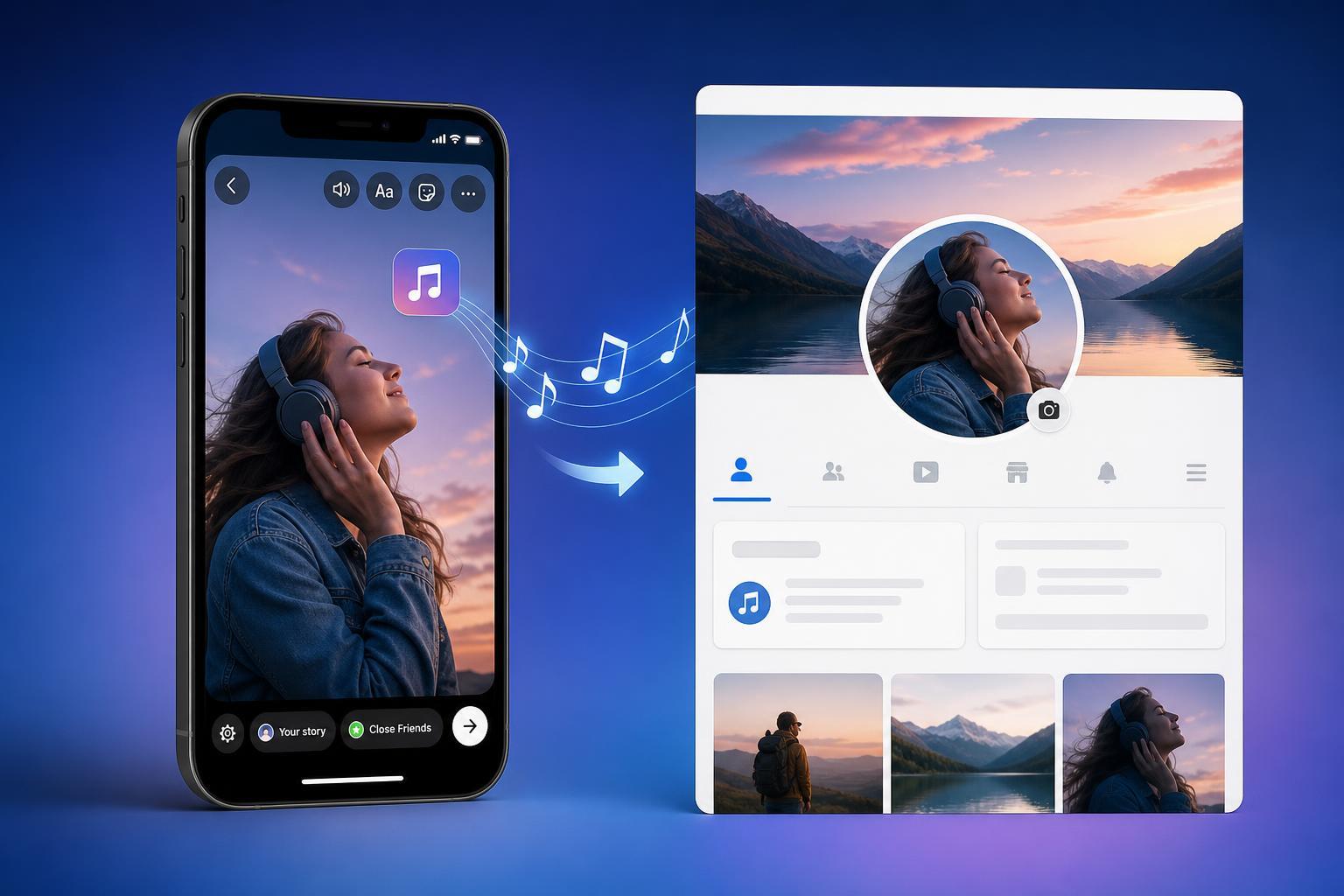 How to Add Music to Your Facebook Profile and Story