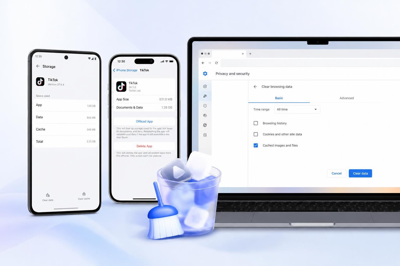 How to Clear TikTok Cache on Android, iPhone, and the Web