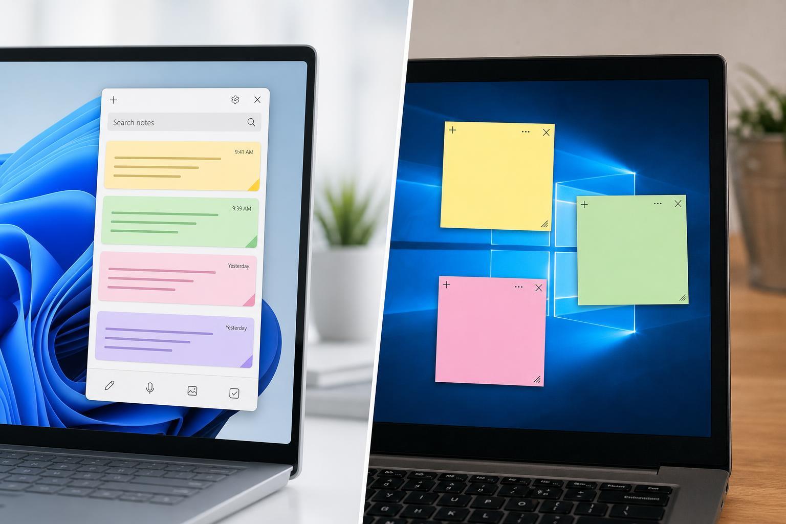 New Sticky Notes vs. Classic Sticky Notes: What’s Different?