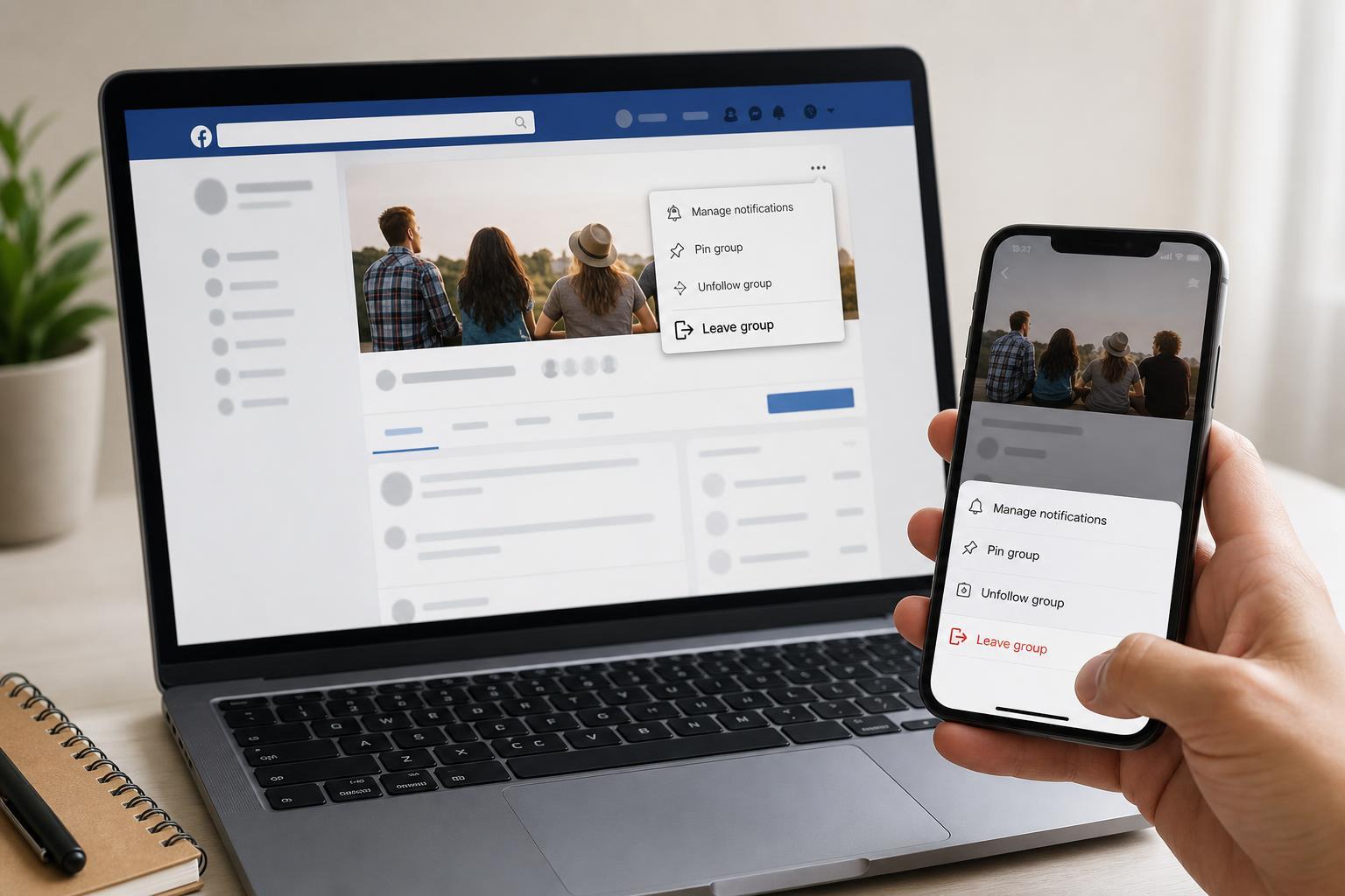 How to Exit a Facebook Group on Mobile or Desktop