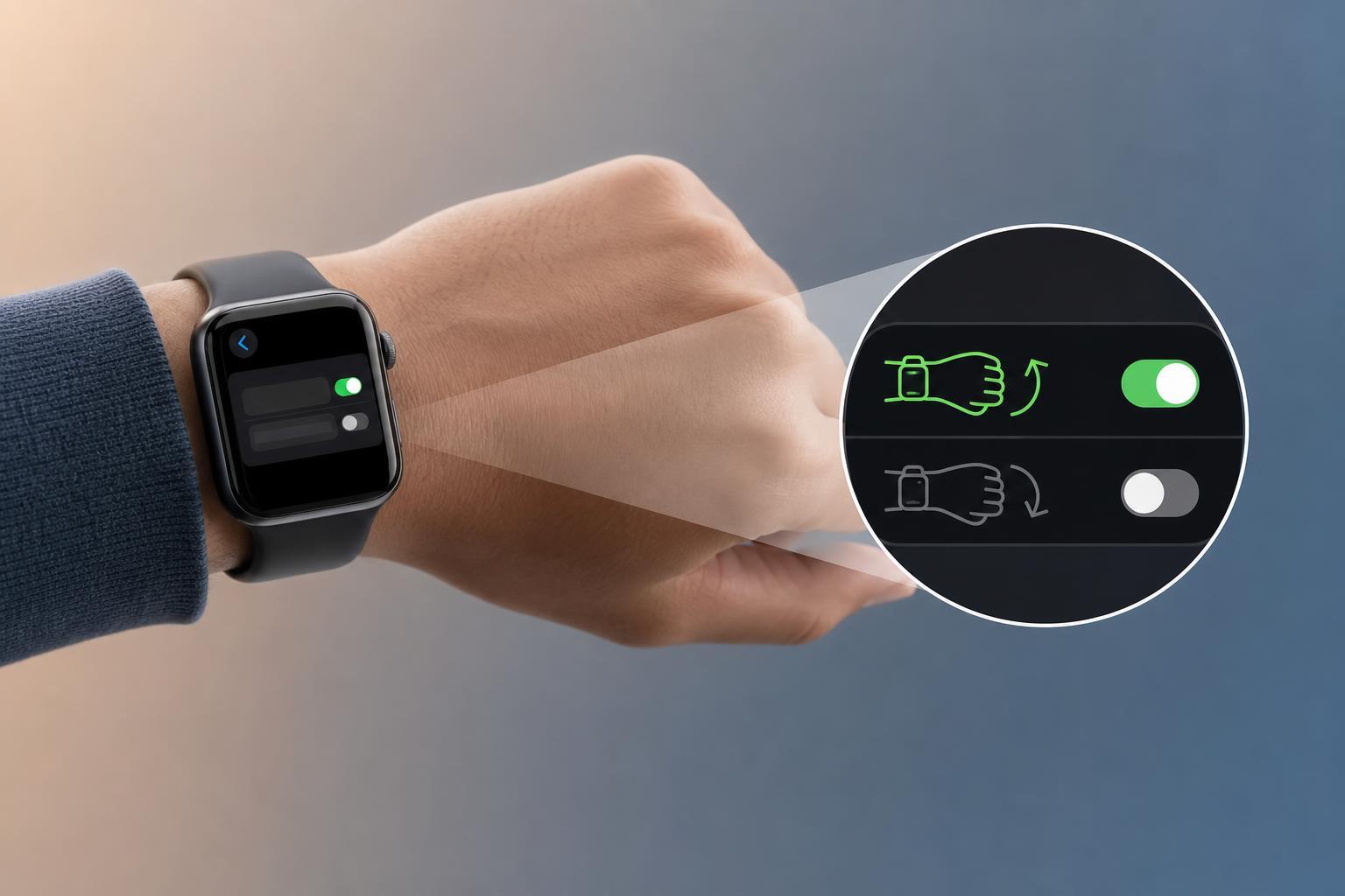 Turning Wrist Detection On or Off on Apple Watch