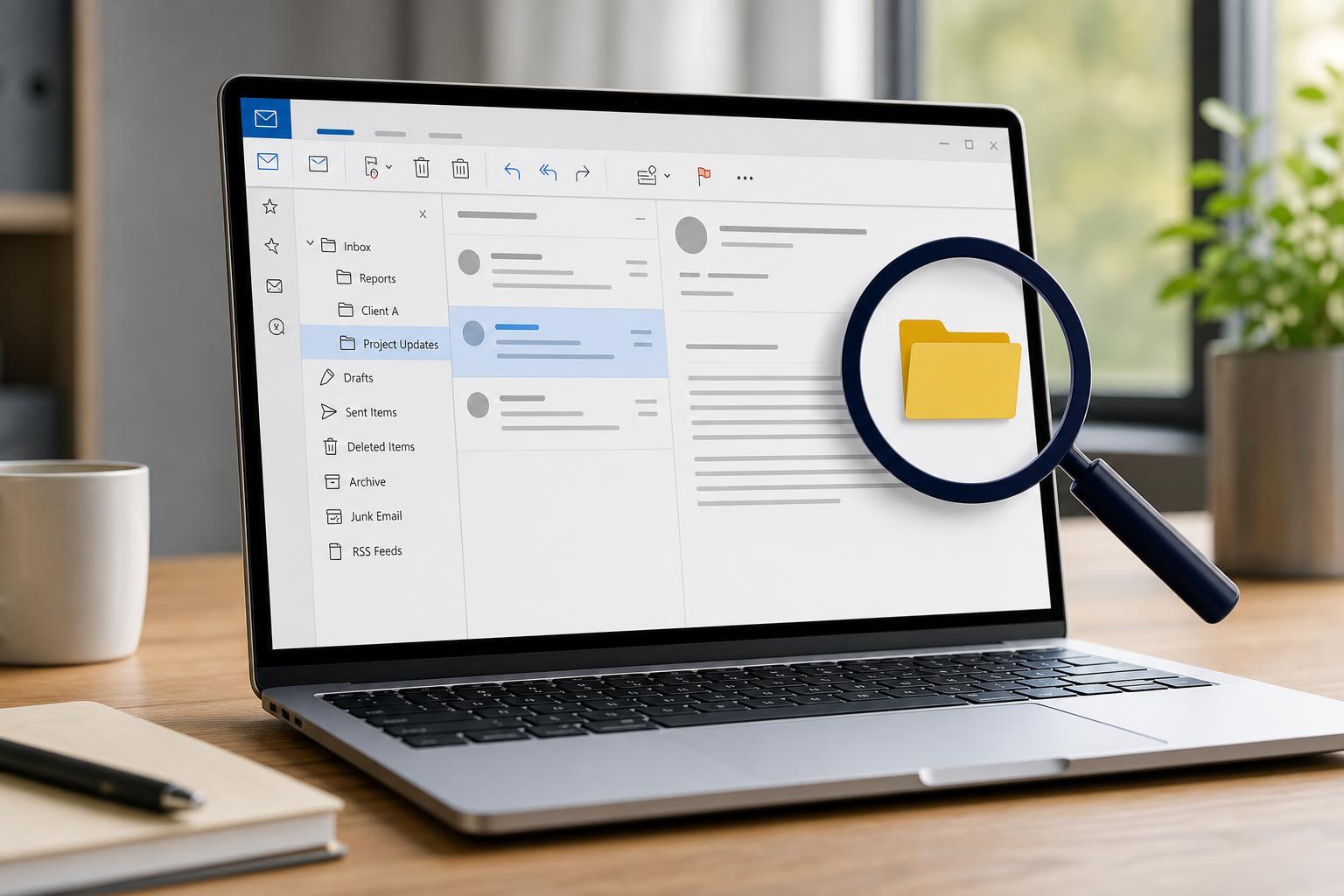 How to Locate the Folder an Email Is Stored in Outlook