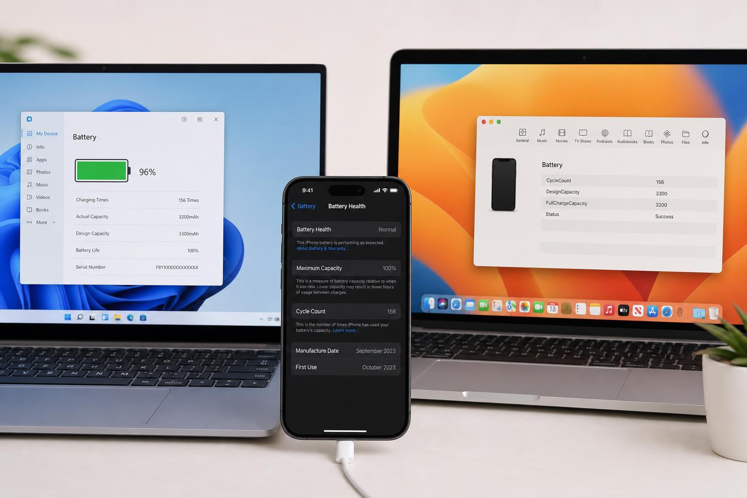 3 Easy Ways to Check iPhone Battery Cycle Count on Windows and Mac