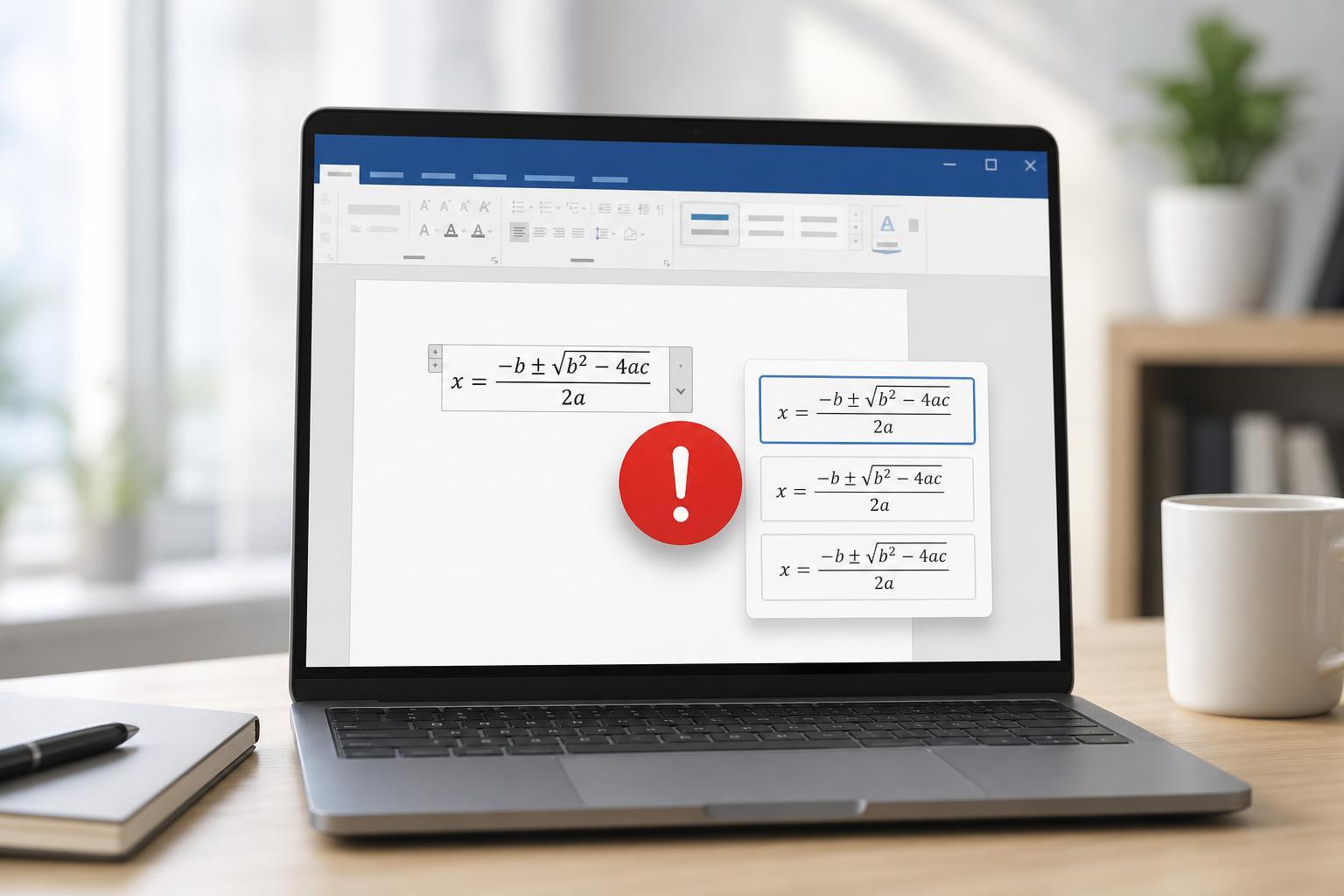Why Microsoft Word Equations Won’t Switch to Professional Format