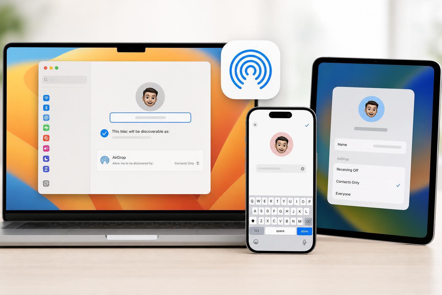How to Rename Your AirDrop Device on iPhone, iPad, and Mac