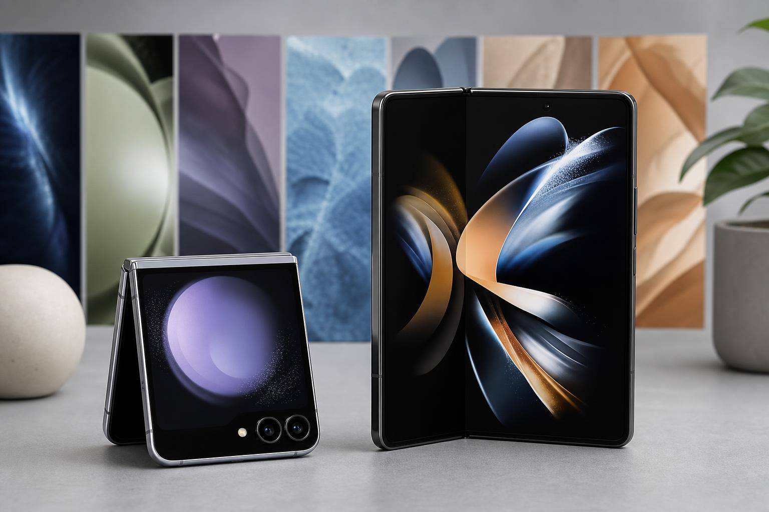34 4K Wallpapers for Samsung Galaxy Z Fold 5 and Z Flip 5