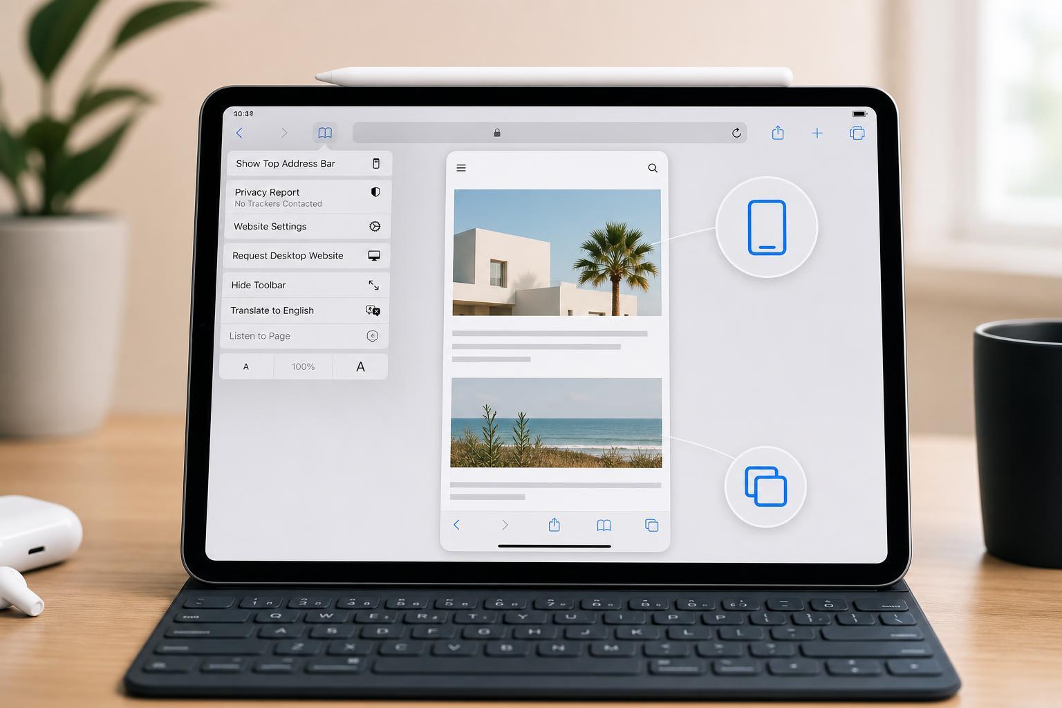 3 Best Ways to Open Websites in Mobile View in Safari on iPadOS