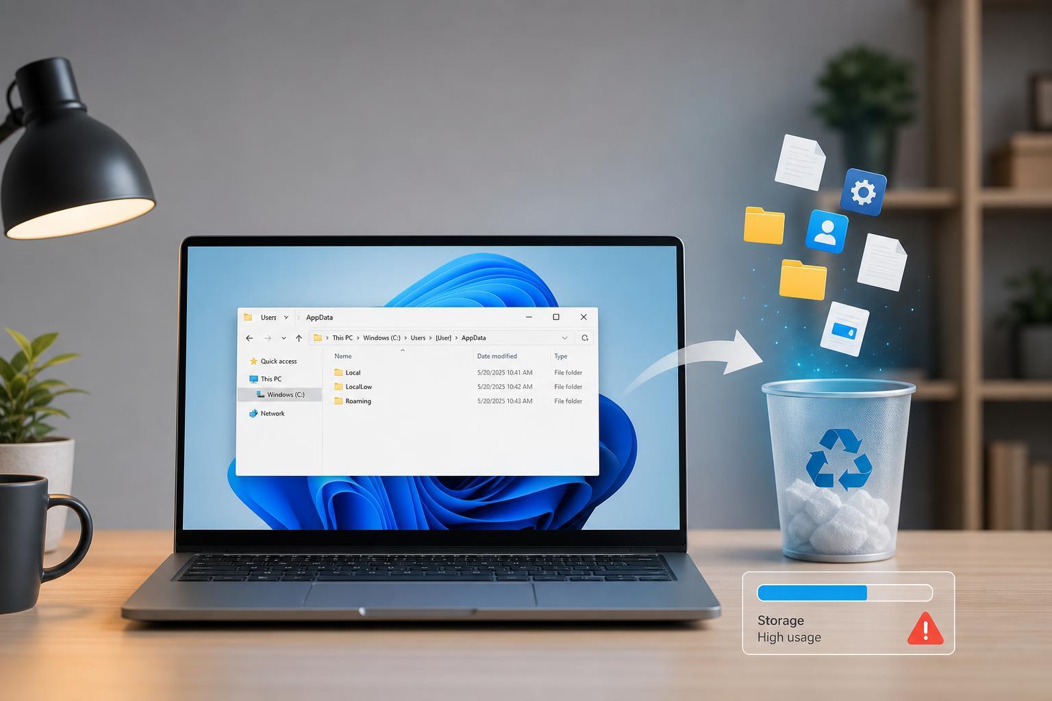 When the Windows AppData Folder Gets Too Large: When to Trim It and Why It Matters