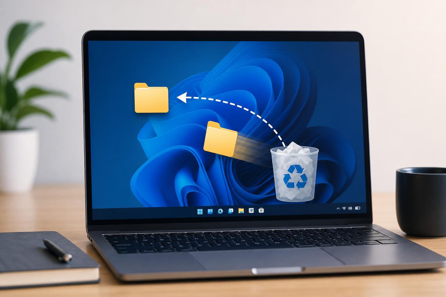 Recovering an Accidentally Deleted Folder from the Desktop