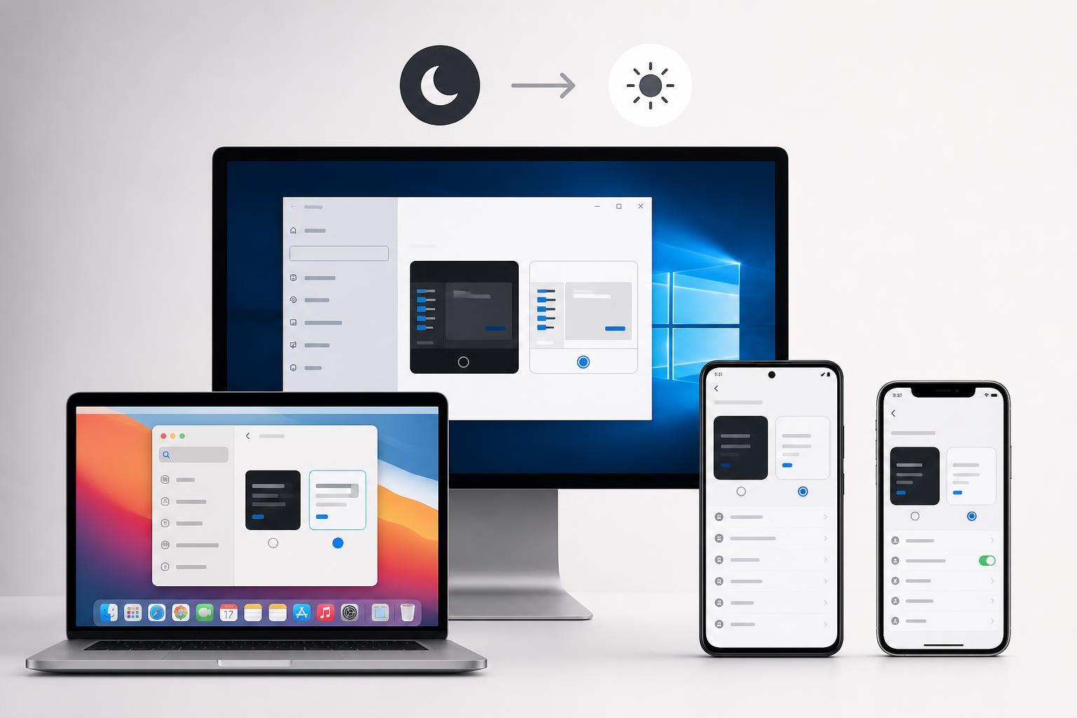Turn Off Dark Mode in Windows 10, macOS, Android, and iPhone