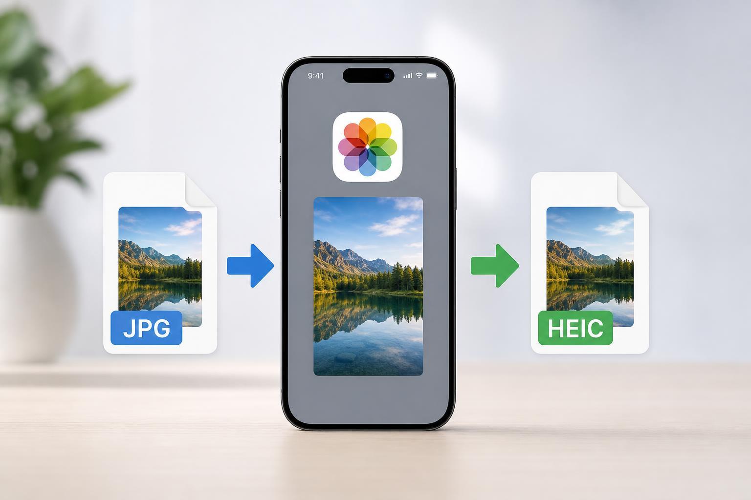 Convert JPG Photos to HEIC on iPhone the Easy Way