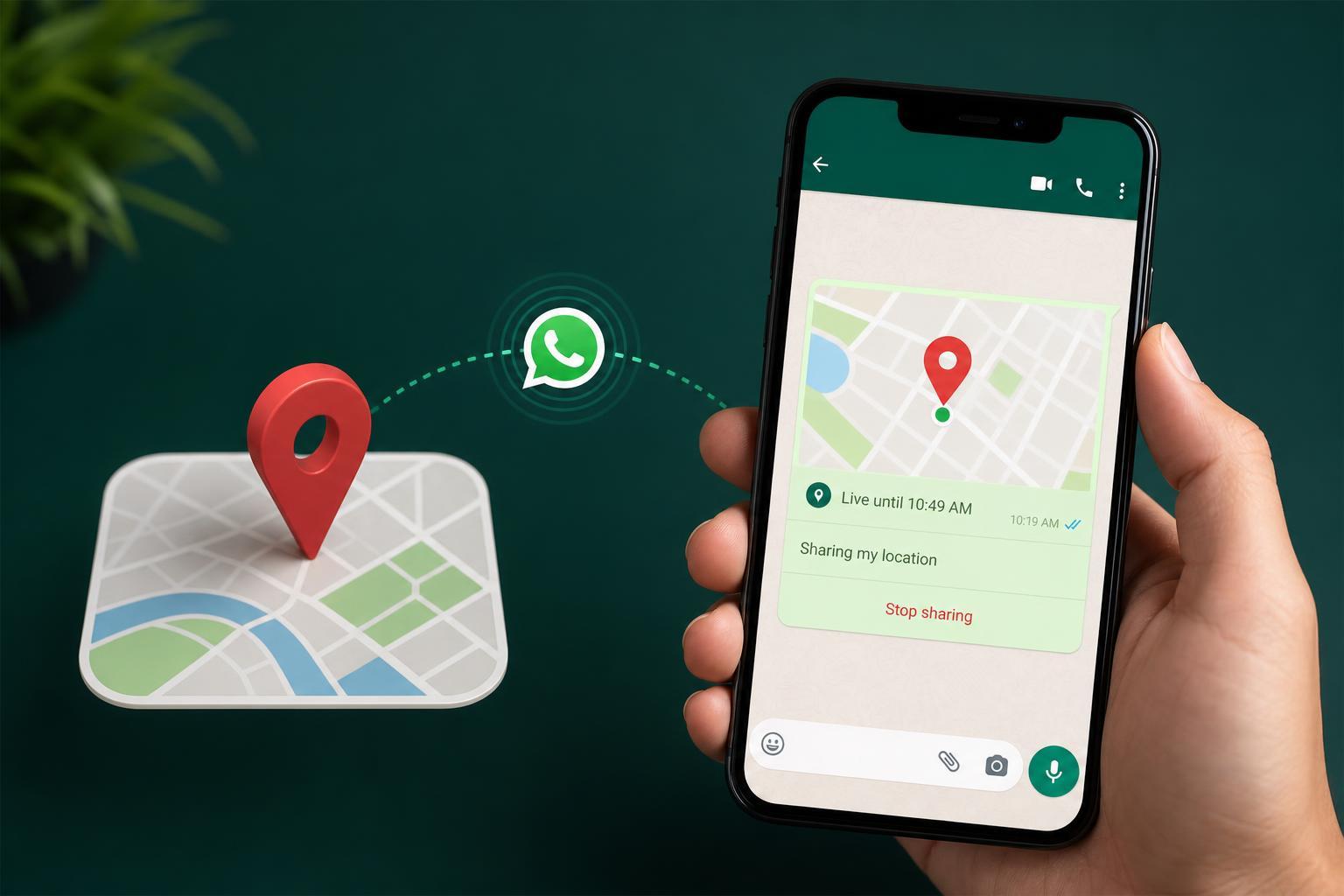 How to Share a Fake or Live Location on WhatsApp