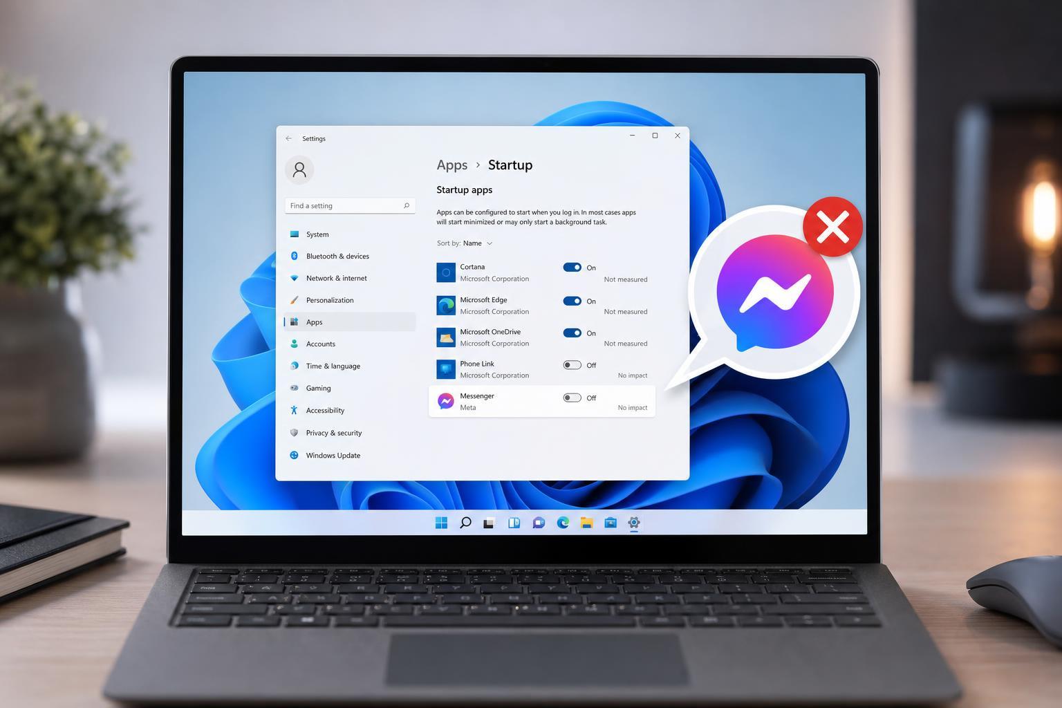 Prevent Facebook Messenger From Launching Automatically on Windows
