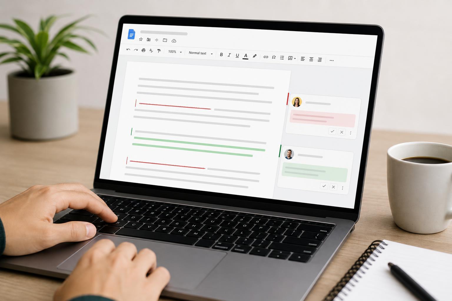 Using Suggesting Mode and Track Changes in Google Docs