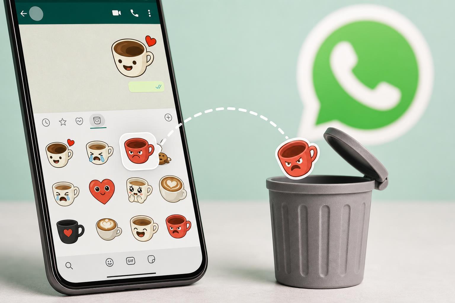 How to Delete and Remove Stickers in WhatsApp