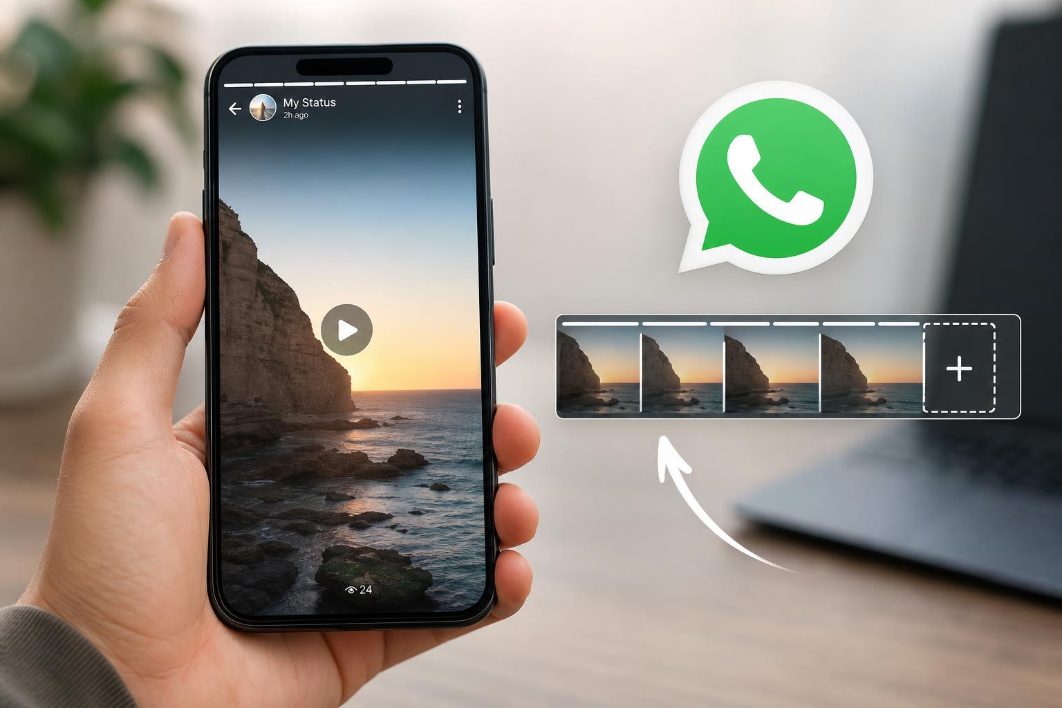 How to Post WhatsApp Status Videos Longer Than 30 Seconds