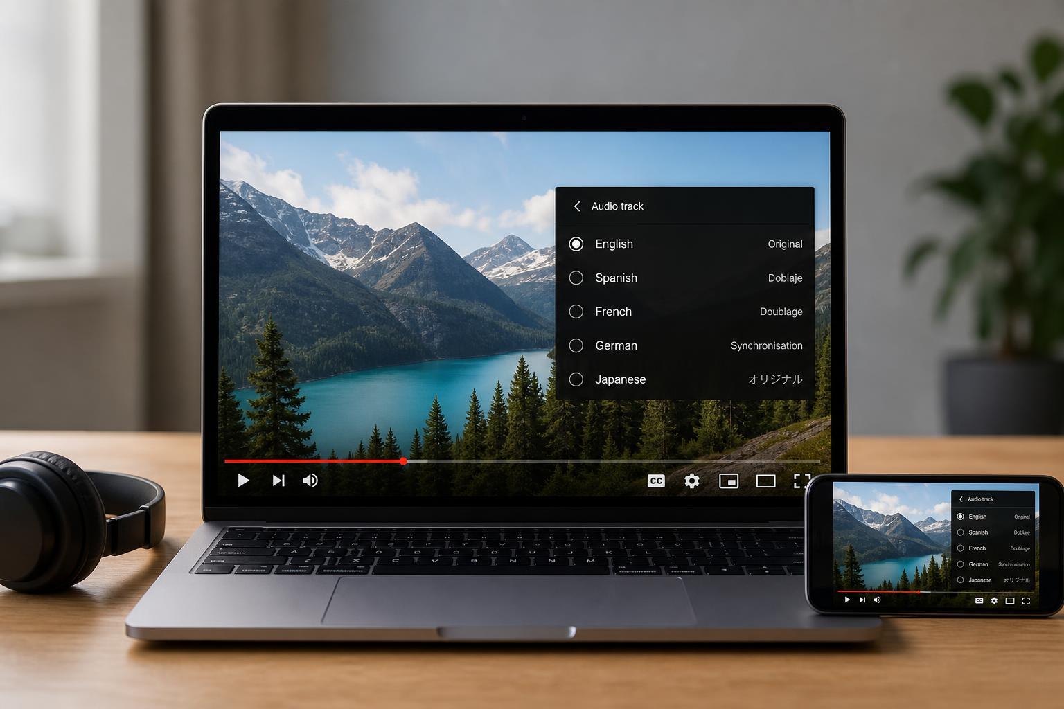 Using YouTube’s Multi-Audio Track Feature