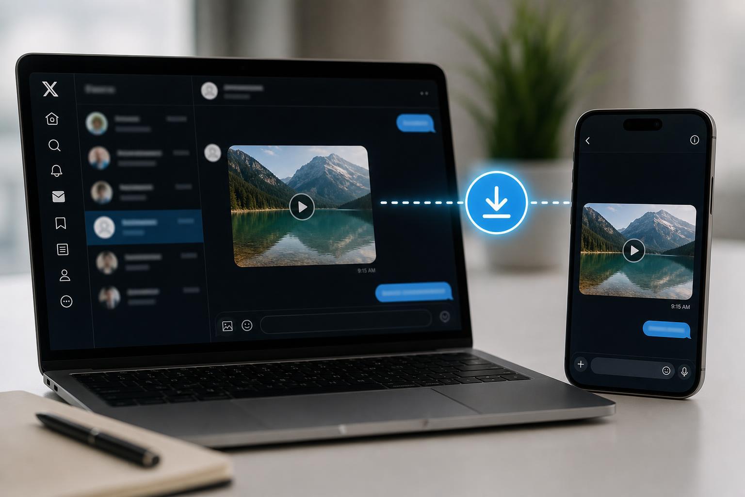 Saving Videos from X (Twitter) Direct Messages on PC and Mobile