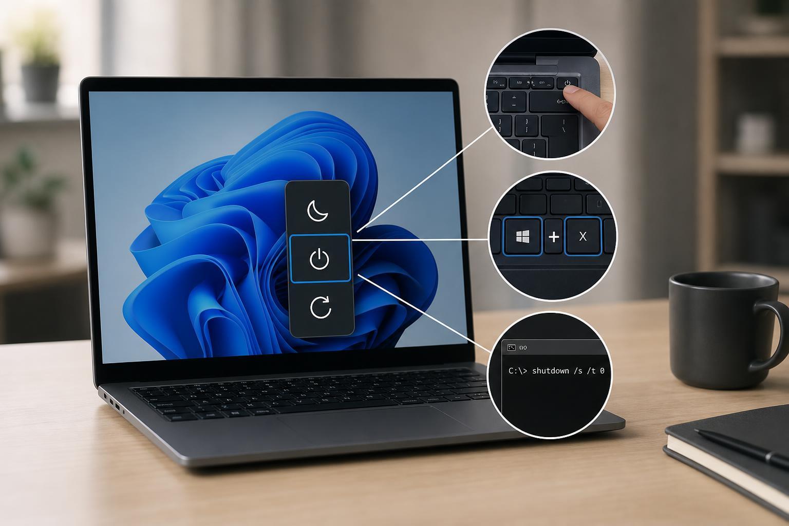 Ways to Shut Down Windows Without Using the Start Menu