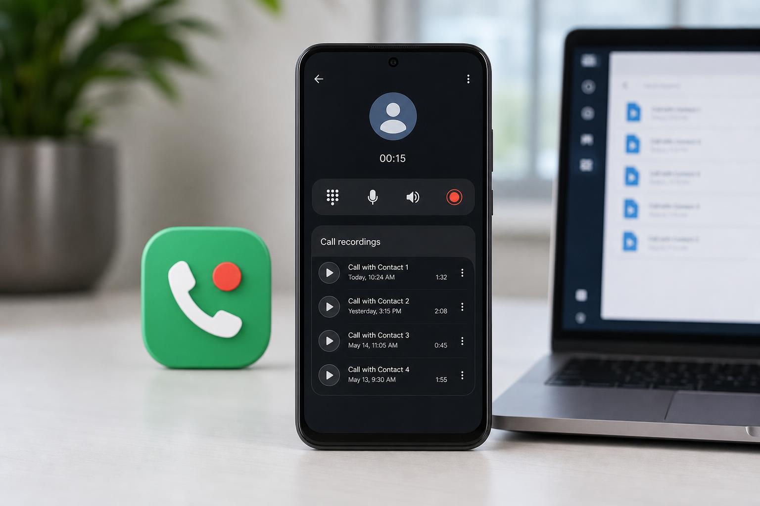 Recording and Managing Call Recordings on Android
