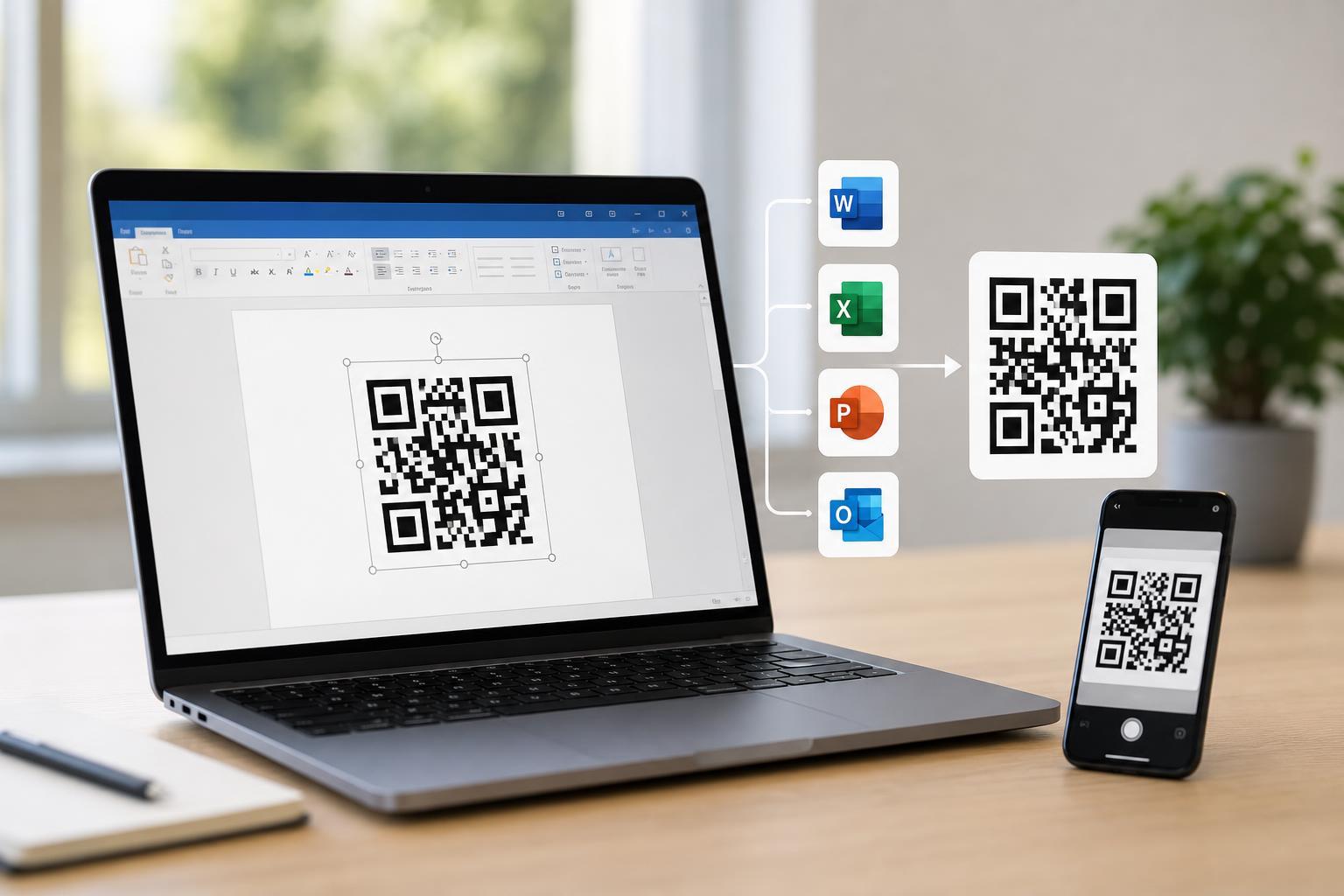 Creating QR Codes in Microsoft Office with QR4Office