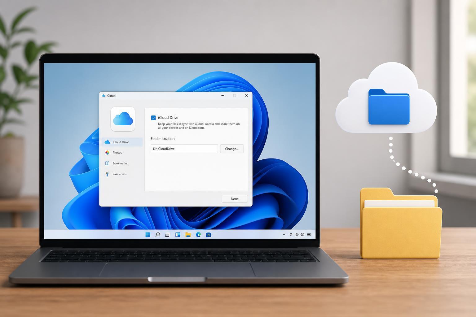Changing the iCloud Drive Folder Location in Windows
